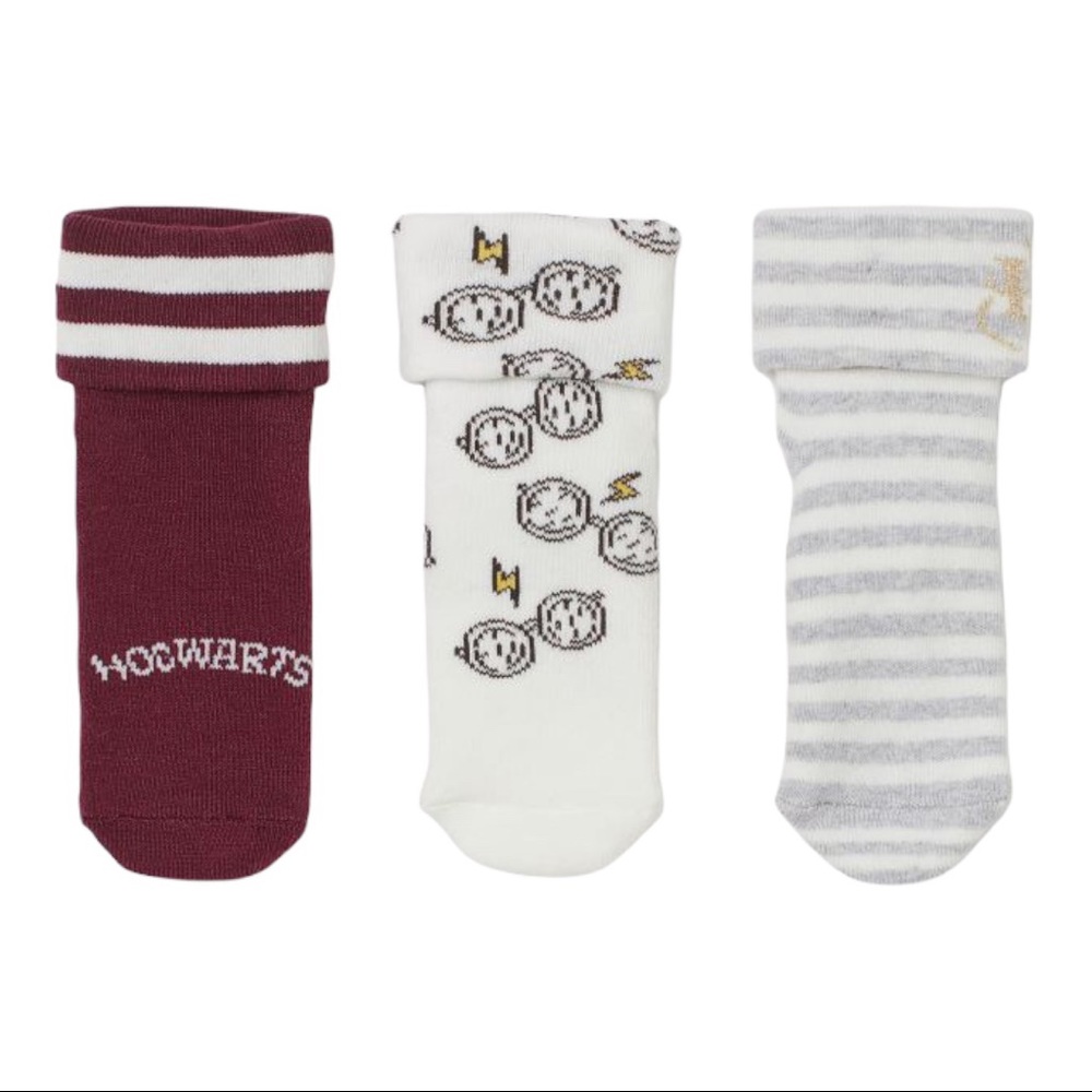 NWT H & M 3-pk Terry thick Socks Size 8 - 9.5